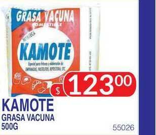 Masivos Kamote Grasa Vacuna 500g oferta