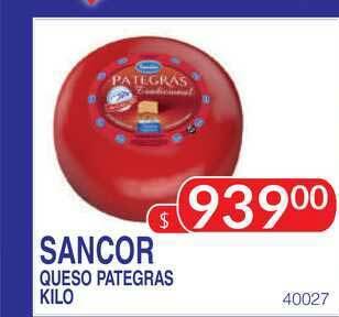 Masivos Sancor Queso Pategras oferta