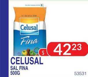 Masivos Celusal Sal Fina 500g oferta