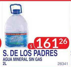 Masivos S. De Los Padres Agua Mineral Sin Gas 2l oferta