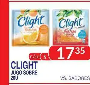 Masivos Clight Jugo Sobre 20u oferta
