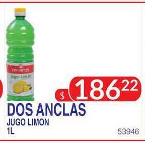 Masivos Dos Anclas Jugo Limon 1l oferta