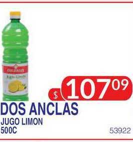 Masivos Dos Anclas Jugo Limon 500c oferta