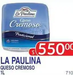 Masivos La Paulina Queso Cremoso 1l oferta