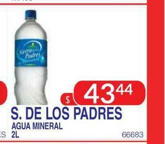 Masivos S. De Los Padres Agua Mineral 2l oferta