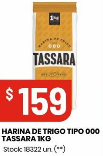 Changomas HARINA DE TRIGO TIPO 000 TASSARA 1KG oferta
