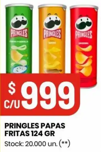 Changomas PRINGLES PAPAS FRITAS 124 GR oferta
