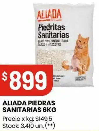 Changomas ALIADA PIEDRAS SANITARIAS 6KG oferta