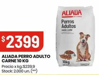 Changomas ALIADA PERRO ADULTO CARNE 10 KG oferta