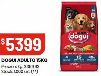 Changomas DOGUI ADULTO 15KG oferta
