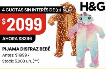 Changomas PIJAMA DISFRAZ BEBÉ oferta