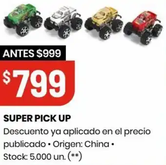 Changomas SUPER PICK UP oferta