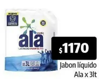 Autoservicio Capo Jabon líquido Ala x 3lt : oferta