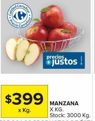 Carrefour Maxi Manzana x kg oferta