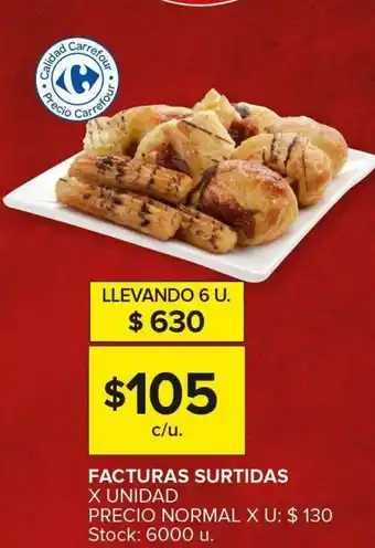 Carrefour Maxi Facturas surtidas x unidad oferta