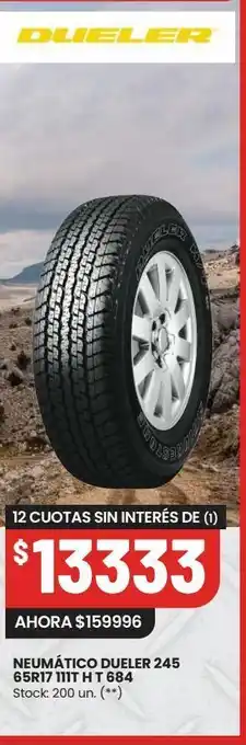 Changomas Neumáticos dueler oferta