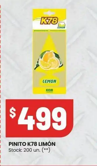Changomas Pinito k78 limón oferta