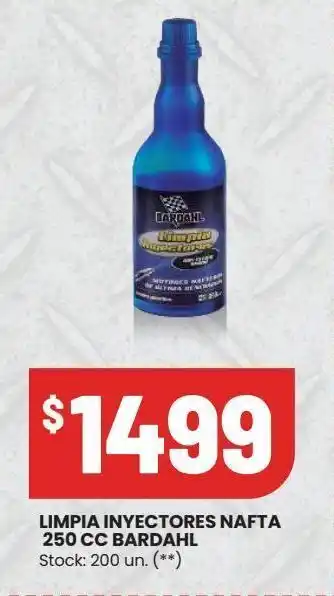 Changomas Limpia inyectores nafta 250 cc bardahl oferta
