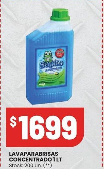 Changomas Lavaparabrisas concentrado 1 lt oferta