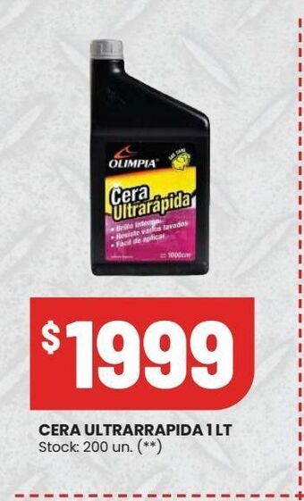 Changomas Cera ultrarrapida 1 lt oferta