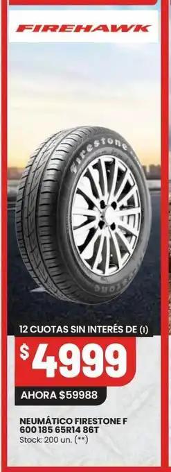 Changomas Neumáticos firestone oferta