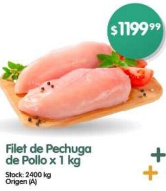 Supermercados Buenos Días Filet de Pechuga de Pollo x 1 kg oferta