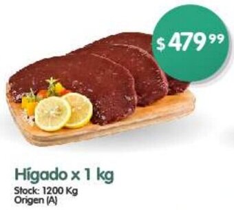 Supermercados Buenos Días Hígado x 1 kg oferta