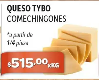 El Milagro Mayorista Queso Tybo Comechingones a partir de 1//4 pieza oferta