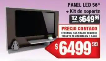Panel Led 56" + Kit de soporte