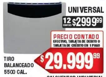 Tiro Balanceado 5500 cal.