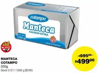 Atomo Conviene MANTECA COTAMPO 200g oferta