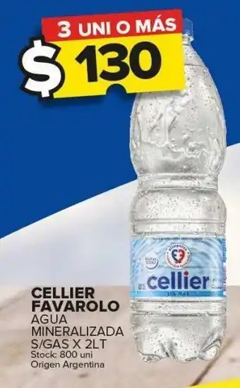 Carrefour Maxi Agua mineralizada cellier favarolo x 2l oferta