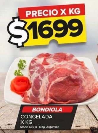 Carrefour Maxi Bondiola congelada x kg oferta
