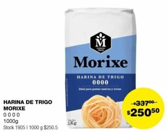 Atomo Conviene HARINA DE TRIGO MORIXE 0000 1000g oferta