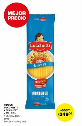 Atomo Conviene FIDEOS LUCCHETTI 500g oferta