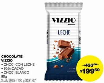 Atomo Conviene CHOCOLATE VIZZIO 90g oferta