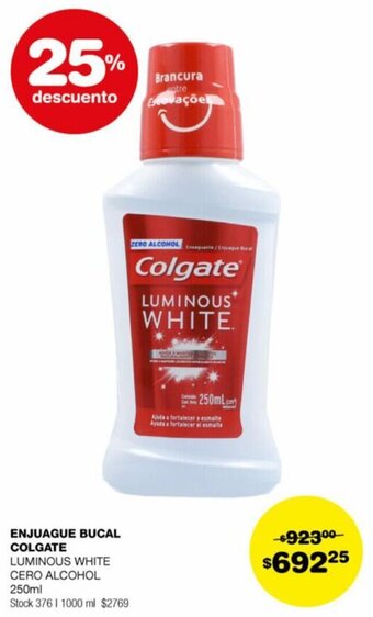 Atomo Conviene ENJUAGUE BUCAL COLGATE 250ml oferta