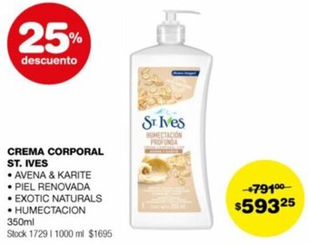 Atomo Conviene CREMA CORPORAL ST. IVES 350ml oferta