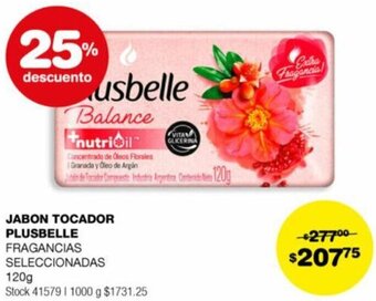 Atomo Conviene JABON TOCADOR PLUSBELLE 120g oferta