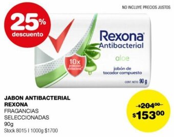 Atomo Conviene JABON ANTIBACTERIAL REXONA 90g oferta