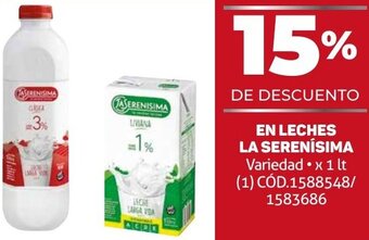Makro EN LECHES LA SERENÍSIMA Variedad x 1 lt oferta