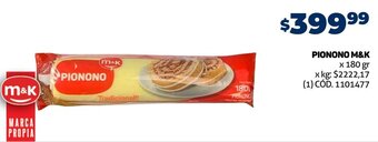 Makro PIONONO M&K x 180 gr oferta