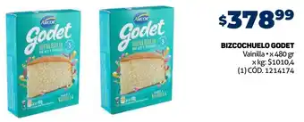 Makro BIZCOCHUELO GODET Vainilla x 480 gr oferta