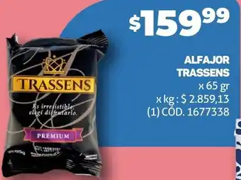 Makro ALFAJOR TRASSENS x 65 gr oferta