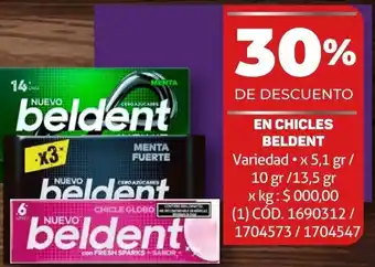 Makro EN CHICLES BELDENT 5,1gr/ 10gr/13,5gr oferta