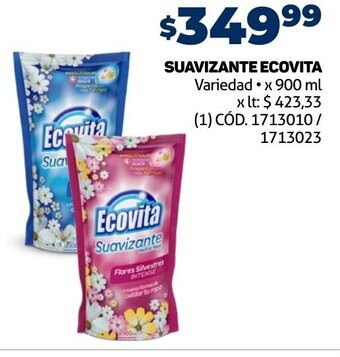 Makro SUAVIZANTE ECOVITA Variedad x 900 ml oferta