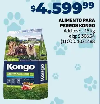 Makro ALIMENTO PARA PERROS KONGO Adultos x 15 kg oferta