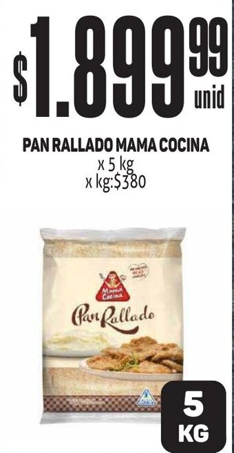 Makro PAN RALLADO MAMA COCINA x 5 kg oferta