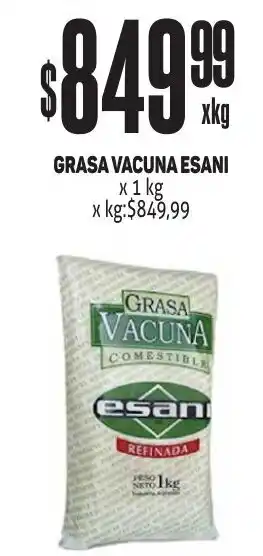 Makro GRASA VACUNA ESANI x 1 kg oferta