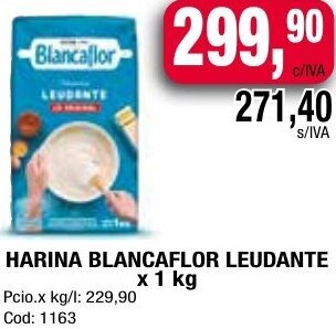 Maxiconsumo HARINA BLANCAFLOR LEUDANTE x 1 kg oferta
